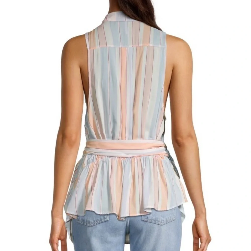 NWOT FREE PEOPLE Mackenzie Wrap Top